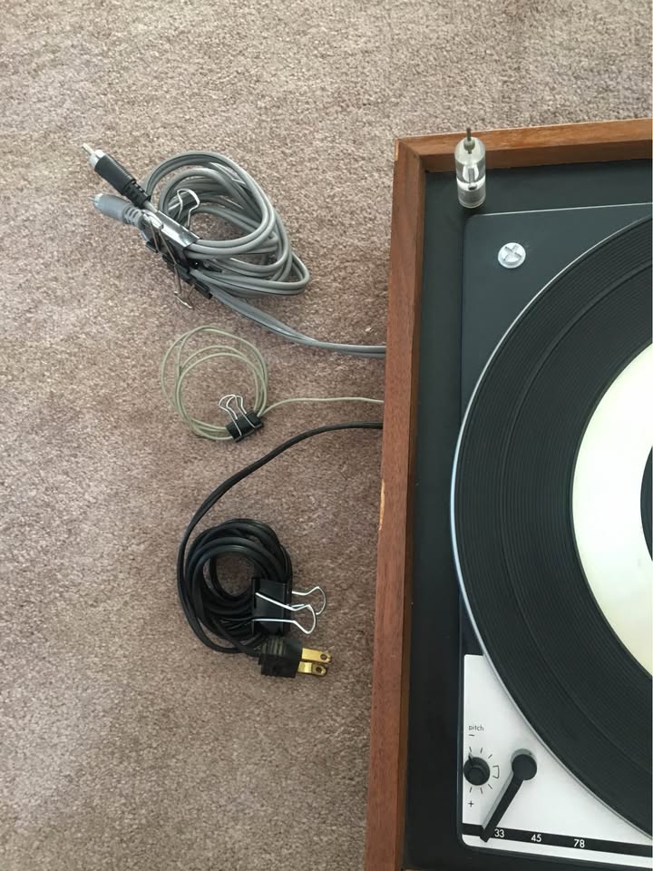 DUAL 1215 Turntable, by United Audio; Cherry