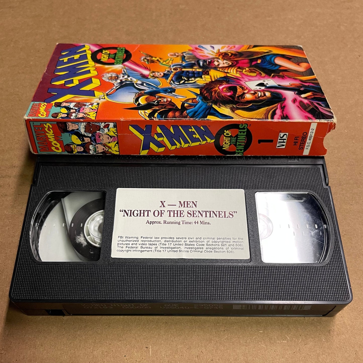 X-men Animated Series VHS 1992 Ep.01: Night of the Sentinels - reJUNKshop