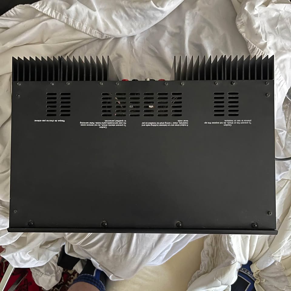 ADCOM GFA-555 200 Watt 2 Channel Power Amplifier; Black
