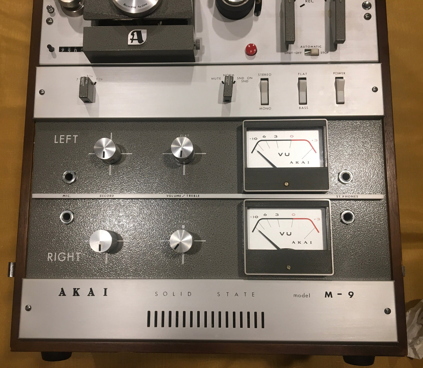 AKAI M-9 Solid Slate Reel-to-Reel Tape Player - 1960s