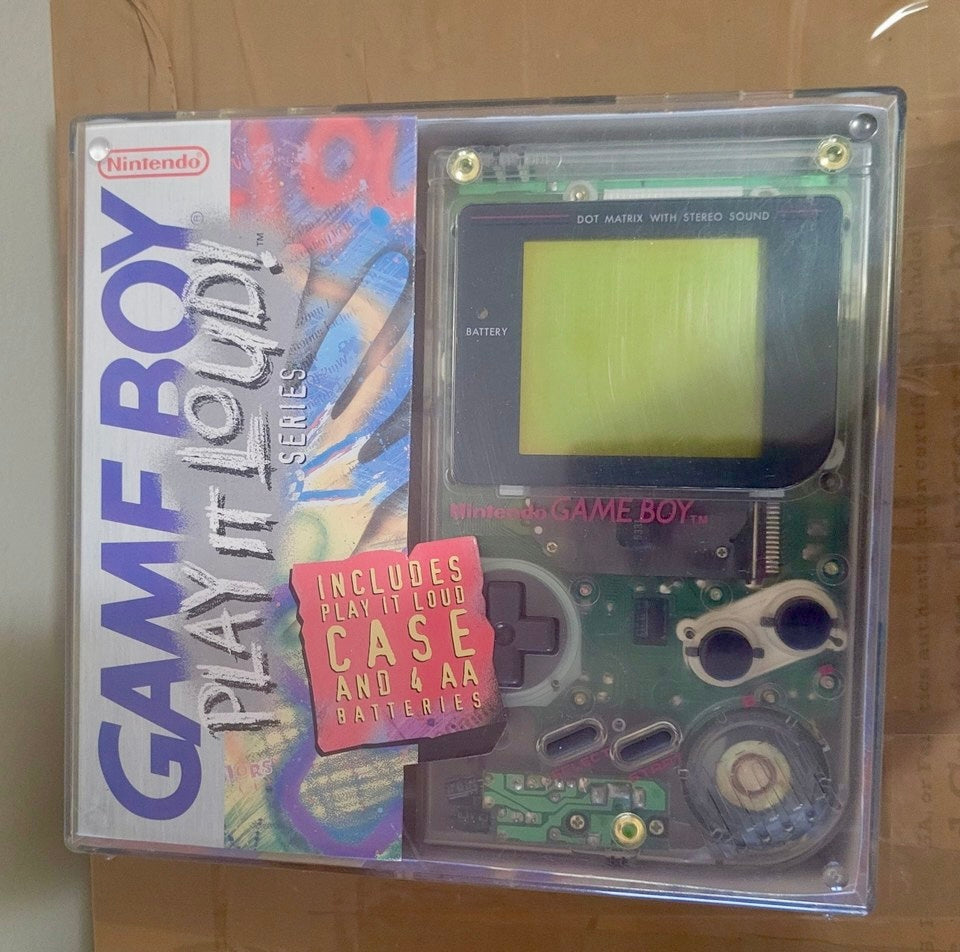 'Play It Loud' Edition Game Boy Console, In Box, 1995