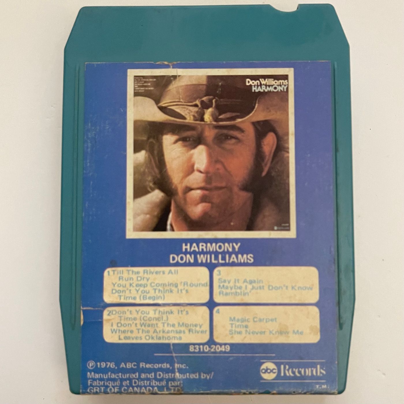 Don Williams ‘Harmony’ 8 Track, 9310-2049 - reJUNKshop