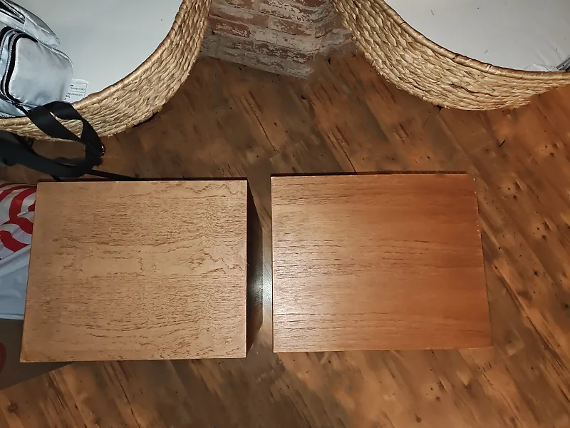 Set Of Acoustic Research AR-3a HiFi Stereo Speakers; Walnut - reJUNKshop