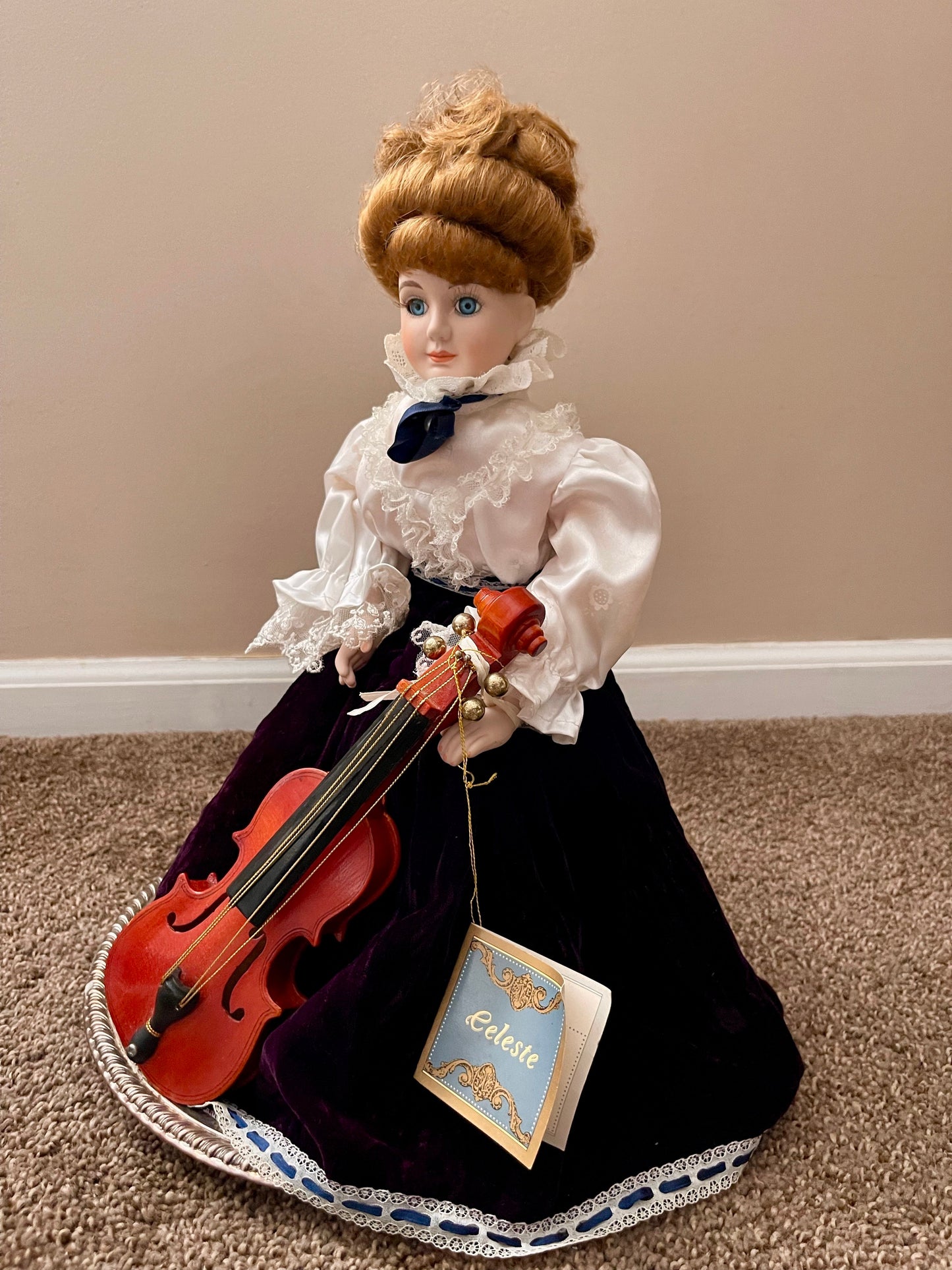 ANCO Wind-Up Porcelain Doll ‘Celeste’, 1994 - reJUNKshop
