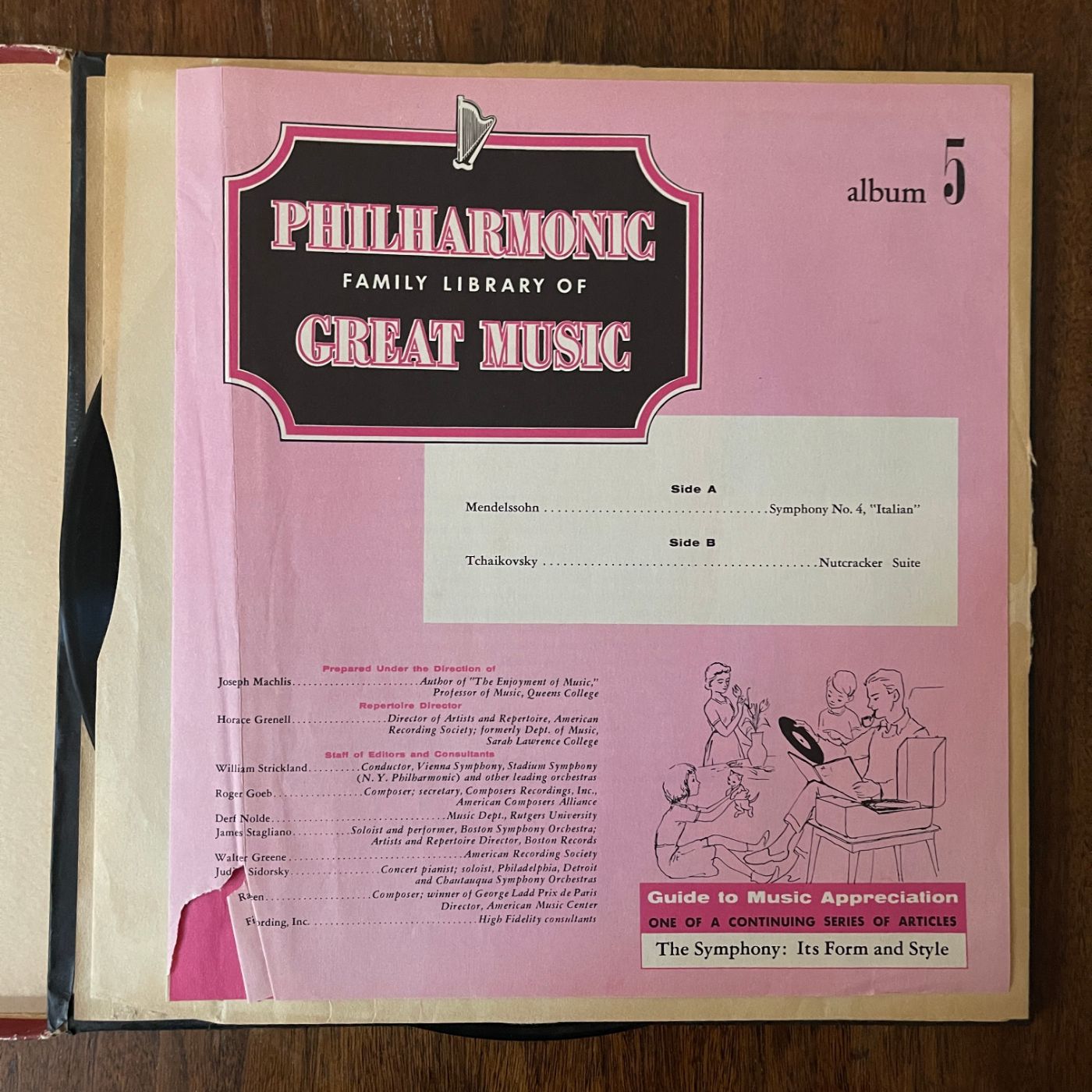 Philharmonic Family Library of Great Music - No.5’ Vinyl, PFLS-5 - reJUNKshop