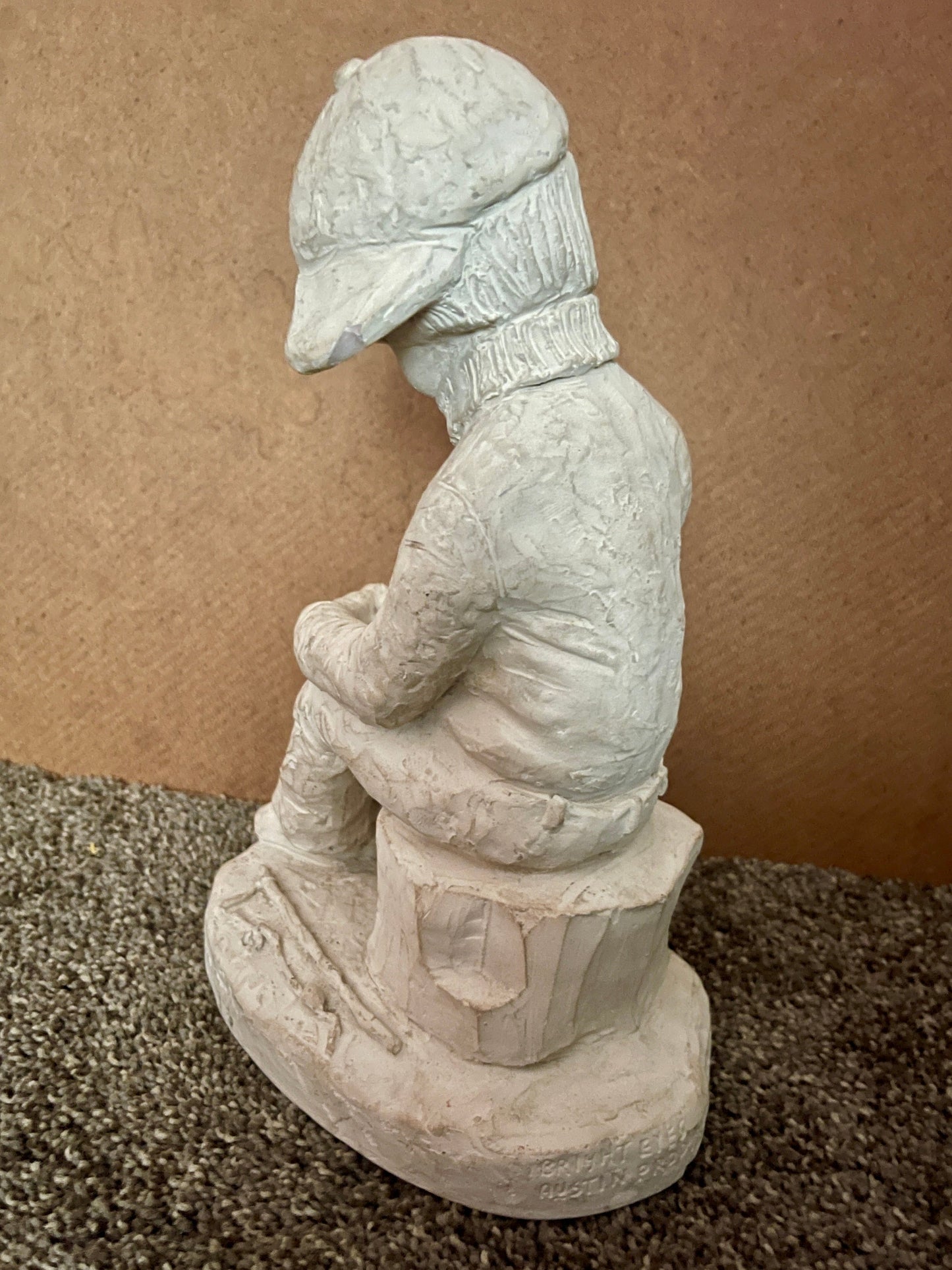 ‘Bright Eyes’ Sculpture; Dee Crowley Austin Product ‘Boy Thinking’ 1984 - reJUNKshop