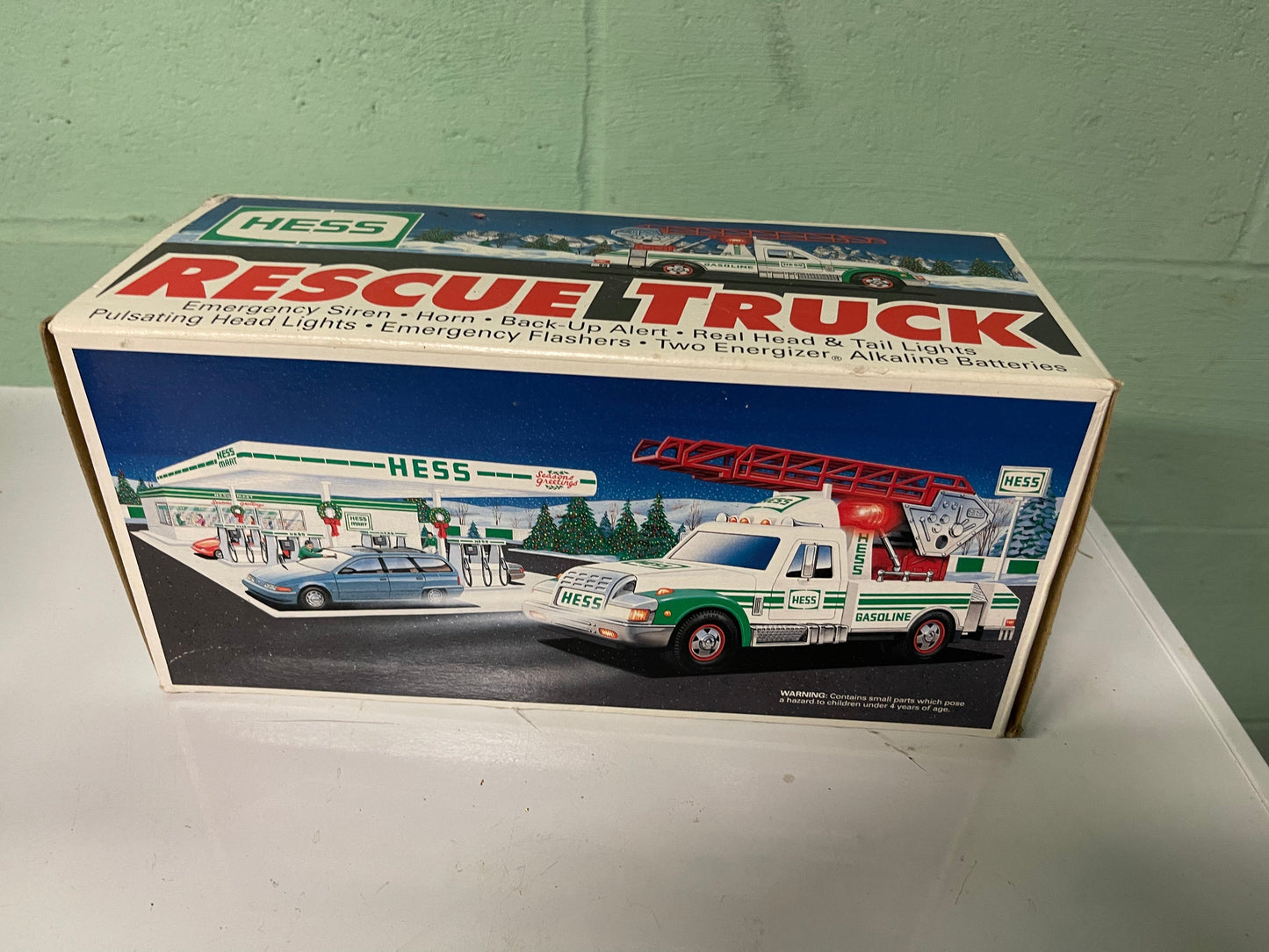 HESS Truck 1994 ‘Rescue Truck’; w/ Box - reJUNKshop