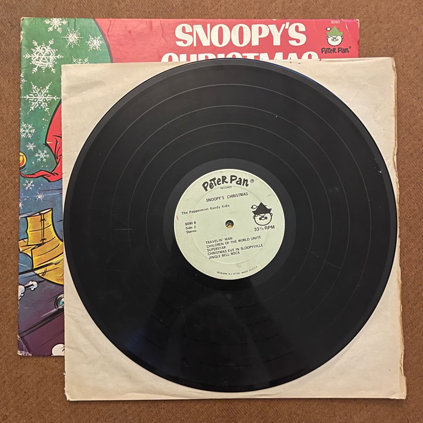 The Peppermint Kandy Kids 'Snoopy's Christmas' Vinyl, 8090-B - reJUNKshop