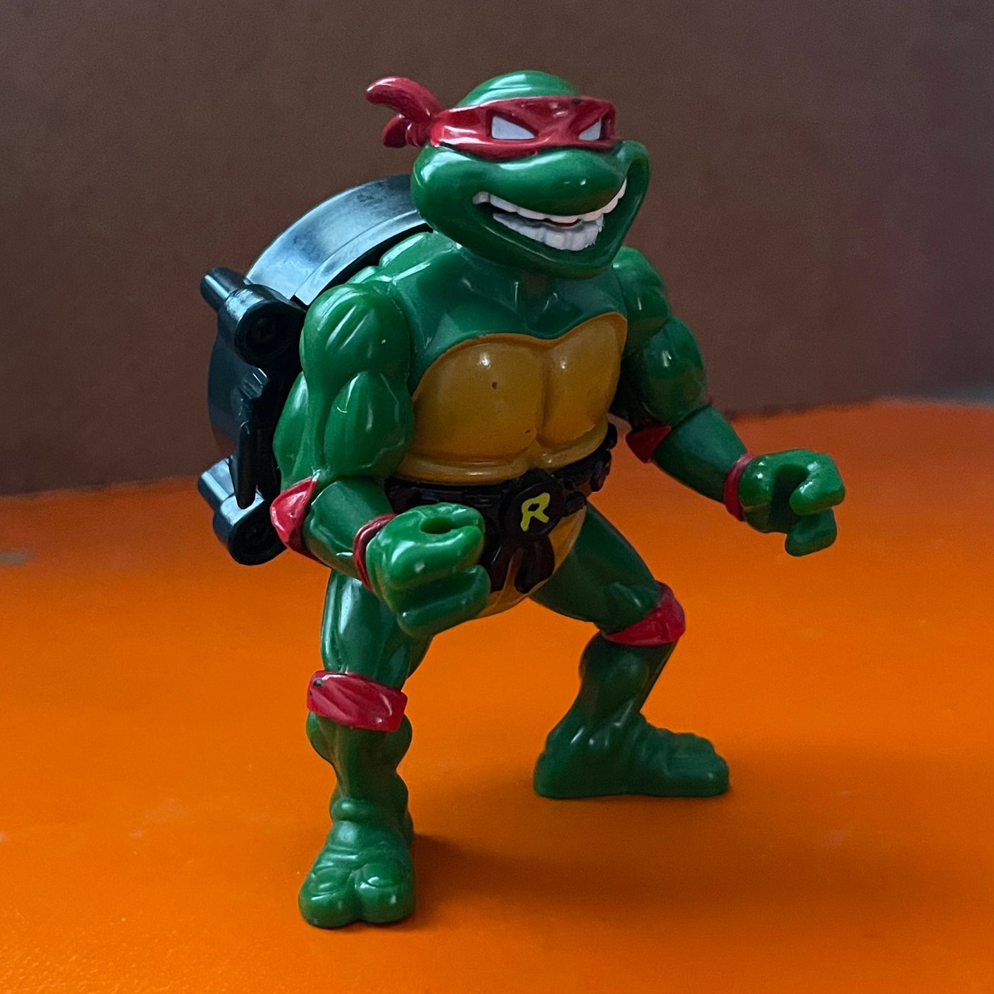 City Sewer Shell Raphael Action Figure, by PlaySkool 1991 - reJUNKshop