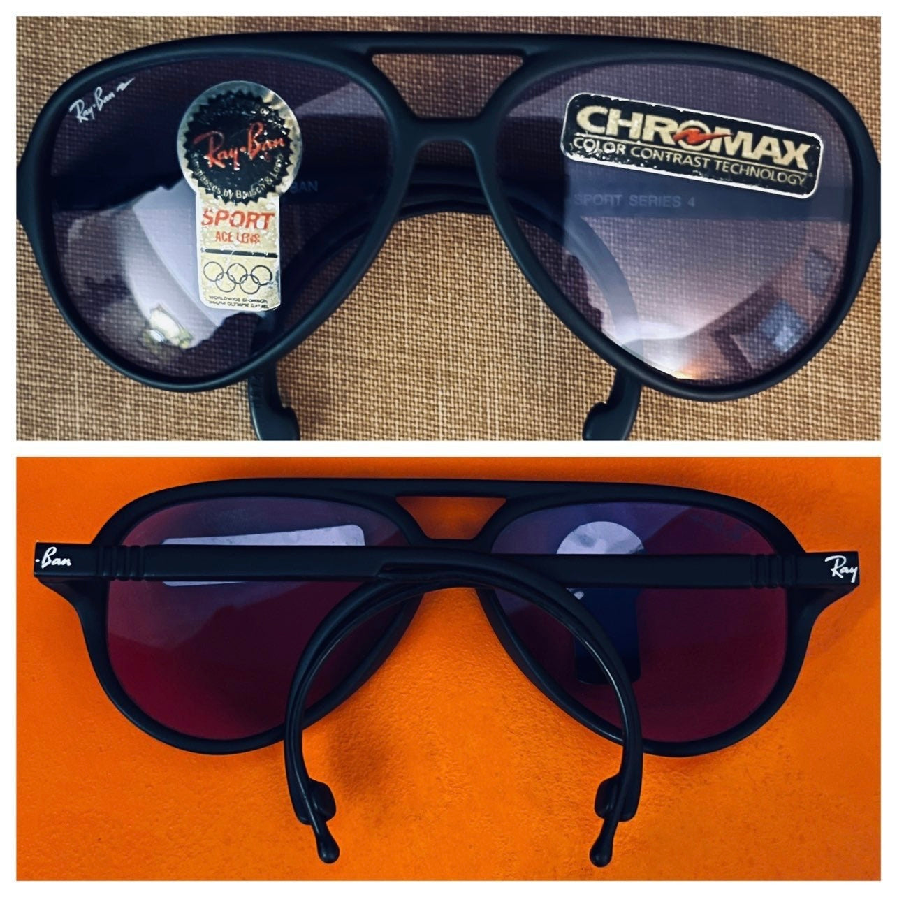 Sports Series-4 Purple Chromax Sunglasses-W1741, by Ray-Ban - reJUNKshop