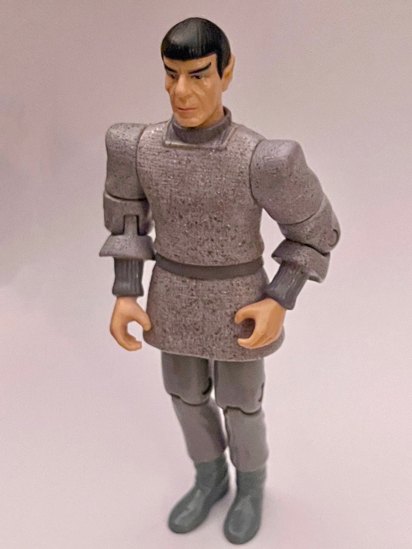 Star Trek: TNG ‘SPOCK’ Action Figure w/ Book & Stand; Playmates 1993 - reJUNKshop