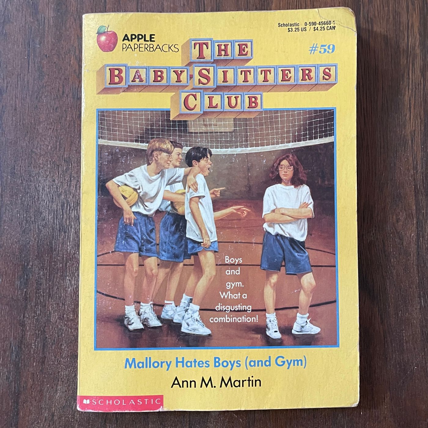 BSC #59 'Mallory Hates Boys, And Gym!', Ann M. Martin; 1993 - 1E1P - reJUNKshop