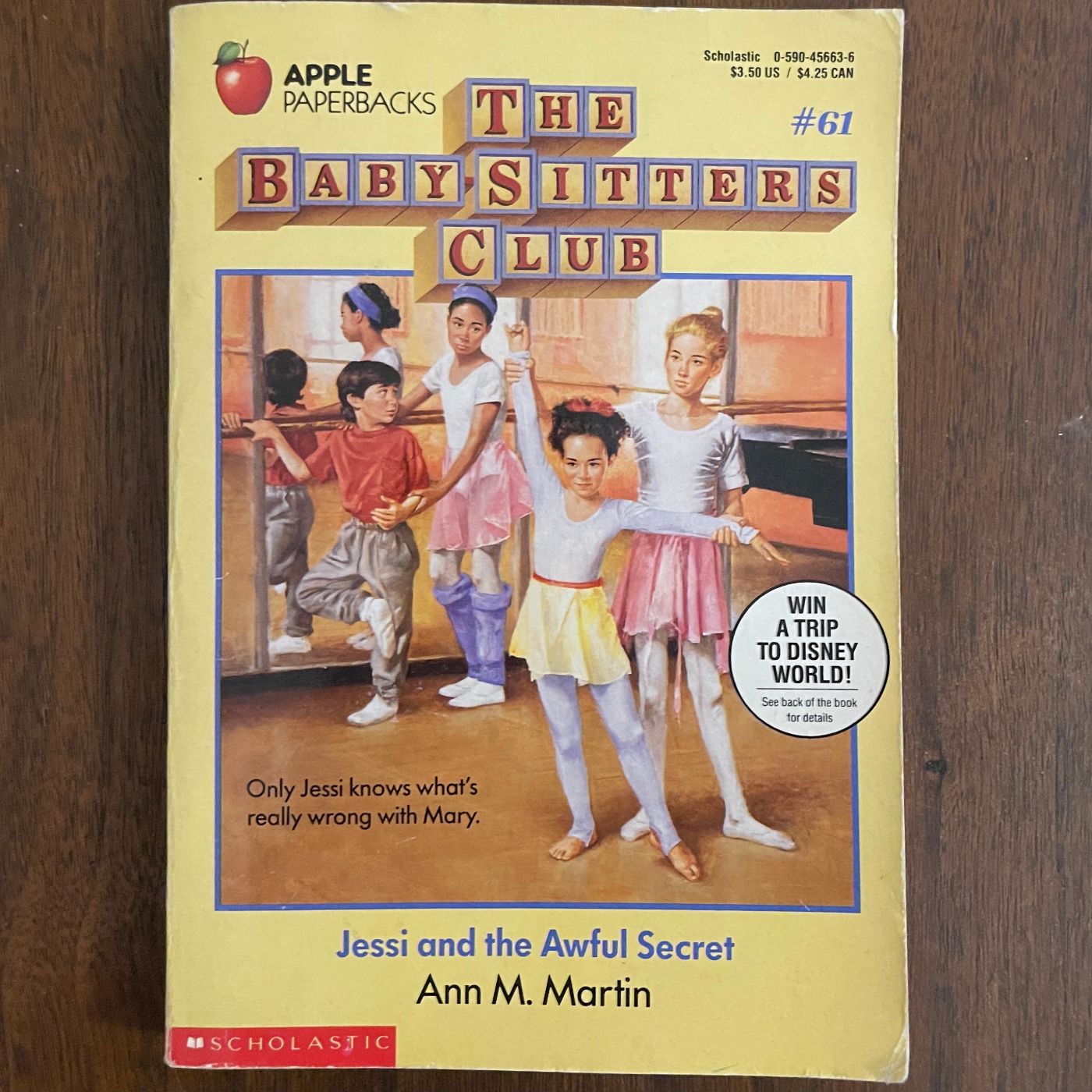 BSC #61 'Jessi and the Awful Secret': Ann M. Martin, 1989 - 1E1P - reJUNKshop