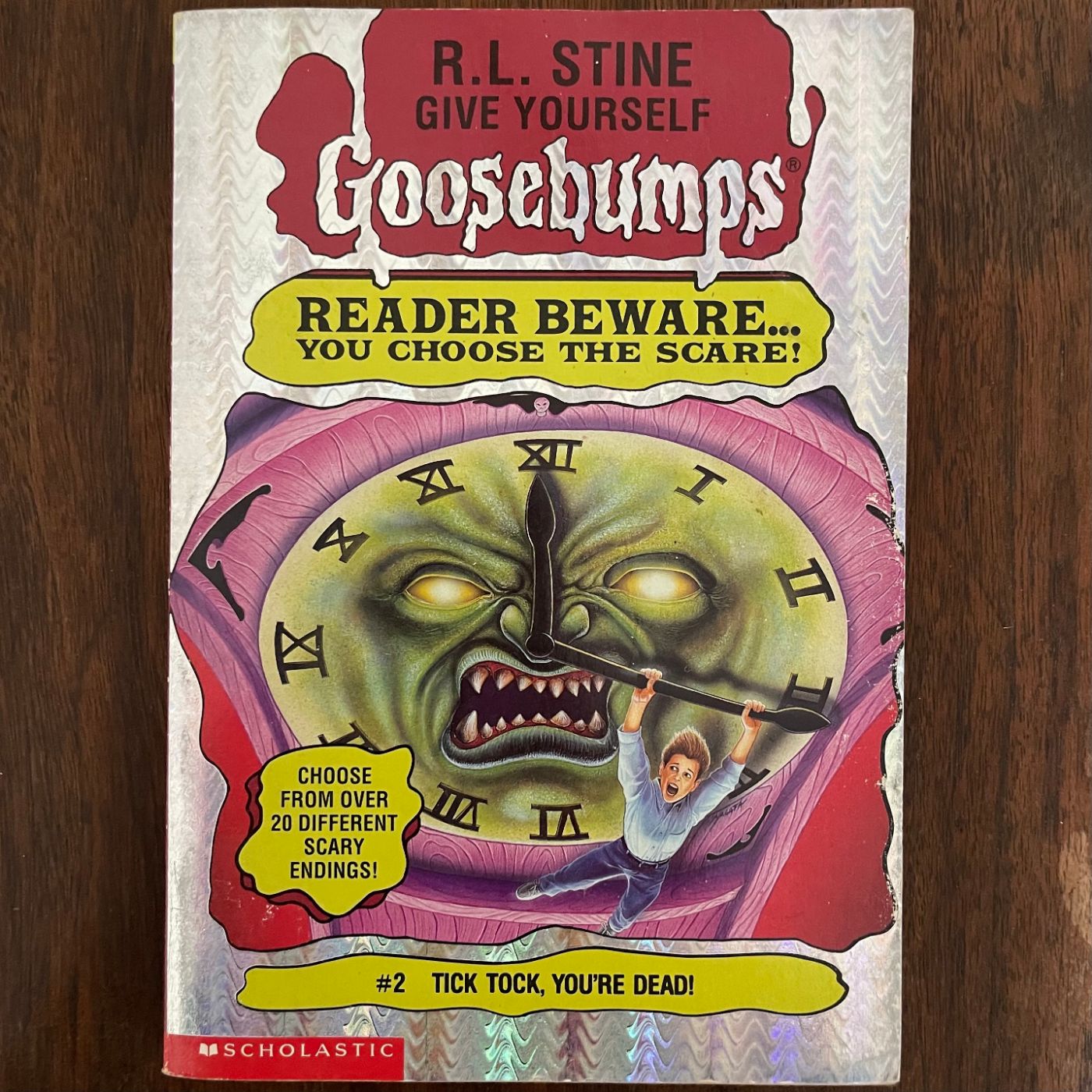 Give Yourself Goosebumps #2 ‘Tick Tock, You're Dead!'; R.L. Stine, 1995 - 1E1P - reJUNKshop
