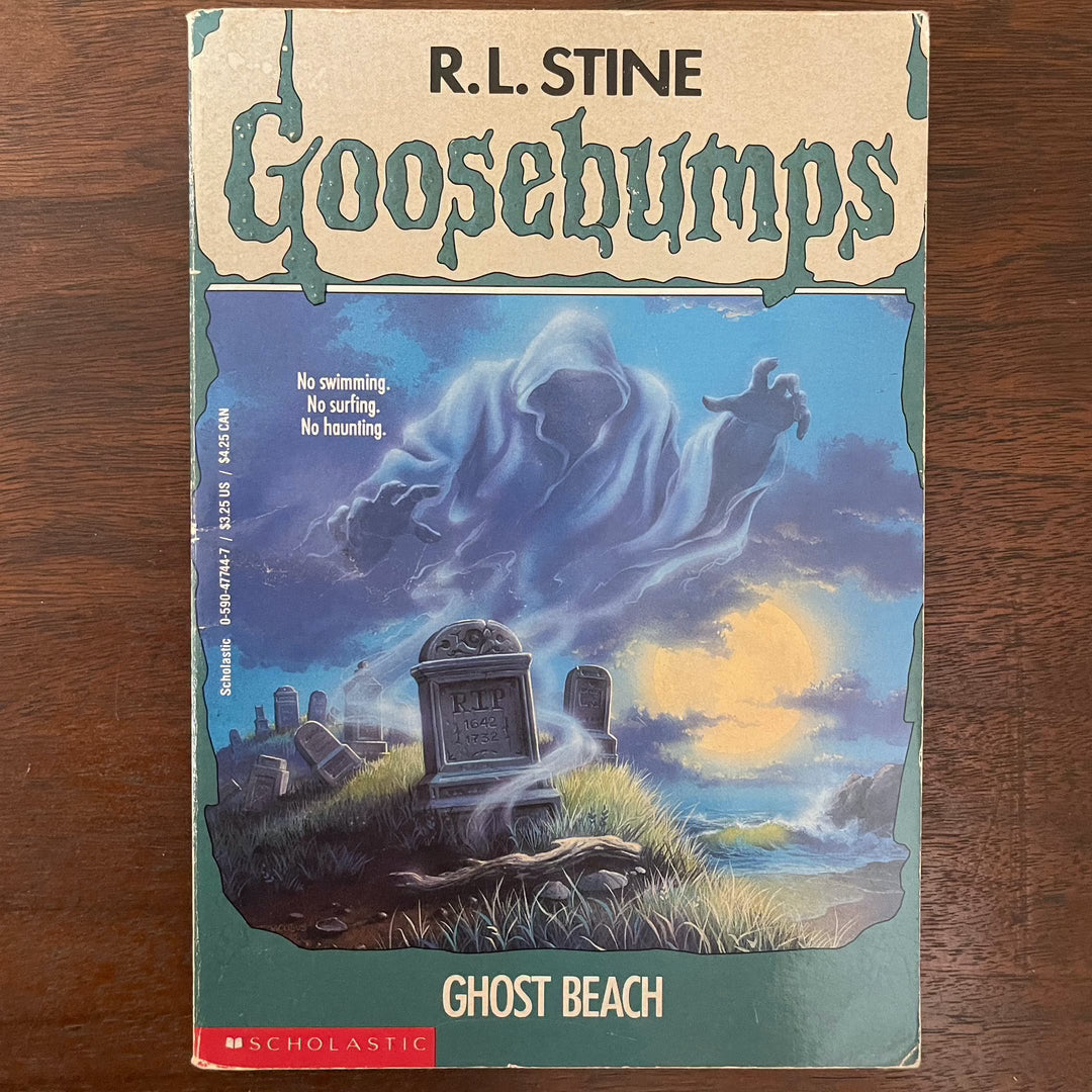 Goosebumps #22 'Ghost Beach'; R.L. Stine, Paperback 1994 - 1E - reJUNKshop