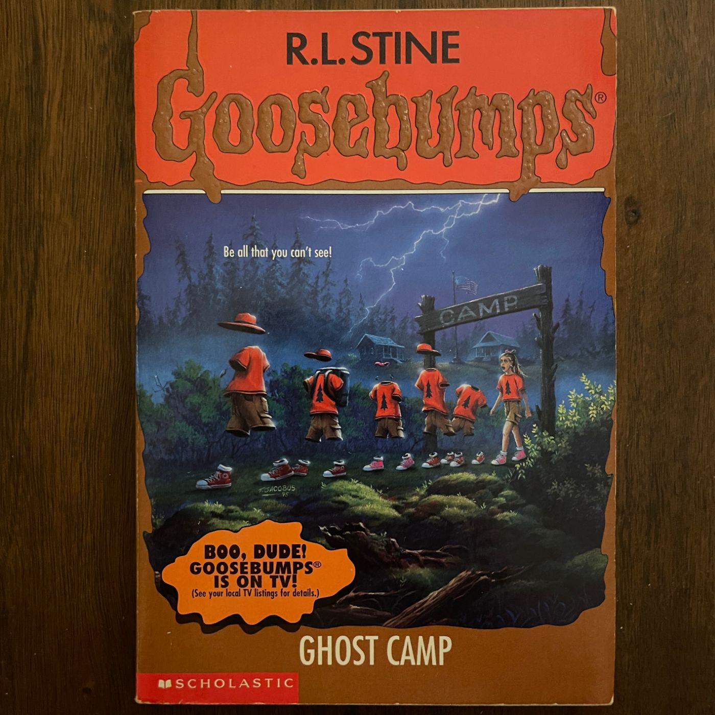 Goosebumps #45 ‘Ghost Camp’; R.L. Stine, 1996 - 1E1P - reJUNKshop