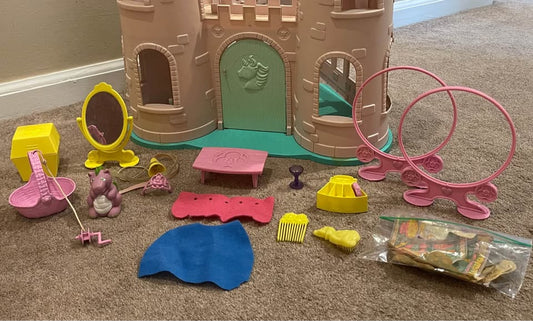 My Little Pony 'Lavender Dream Castle' Play Set, by HASBRO 1989.