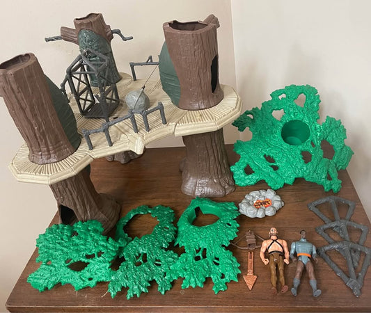 'Robin Hood: Prince of Thieves' Sherwood Forrest Play Set w/ Battle Wagon; By KENNER, 1991