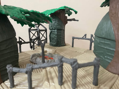 'Robin Hood: Prince of Thieves' Sherwood Forrest Play Set w/ Battle Wagon; By KENNER, 1991