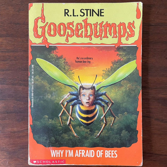 Goosebumps #17 ‘Why I am Afraid of Bees'; R.L. Stine, 1994 - 1E - reJUNKshop