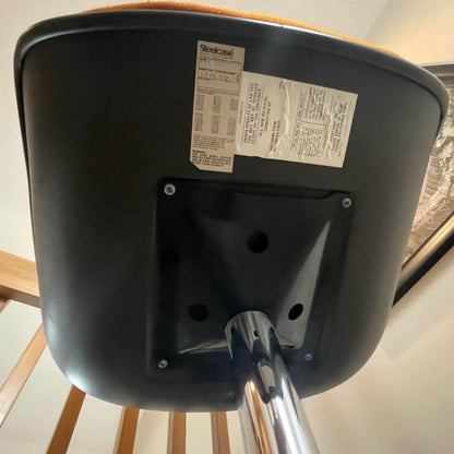 Pollock Executive Swivel 451 Office Chair, in Orange; by Steelcase
