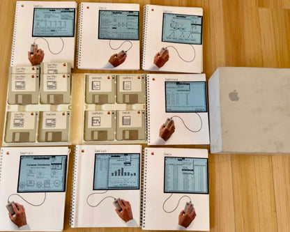 Apple LISA 2/5 Computer w/ Keyboard, Mouse, Manuals & Disk (WORKS) - reJUNKshop