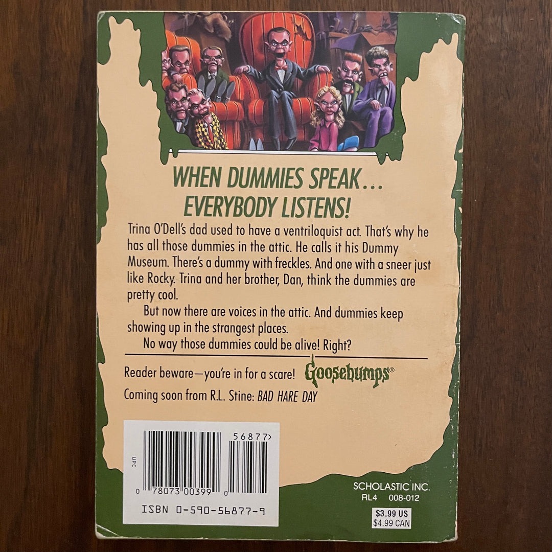 Goosebumps #40 ‘Night of the Living Dummy 3'; R.L. Stine, 1995 - 1E1P - reJUNKshop