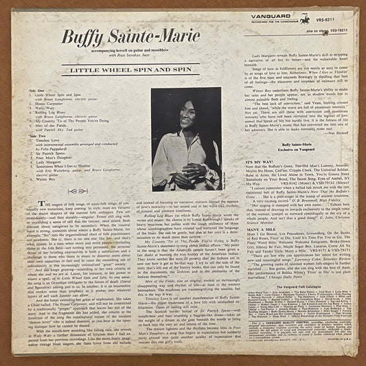 Buffy Sainte-Marie 'Little Wheel Spin and Spin' Vinyl, VRS-9221