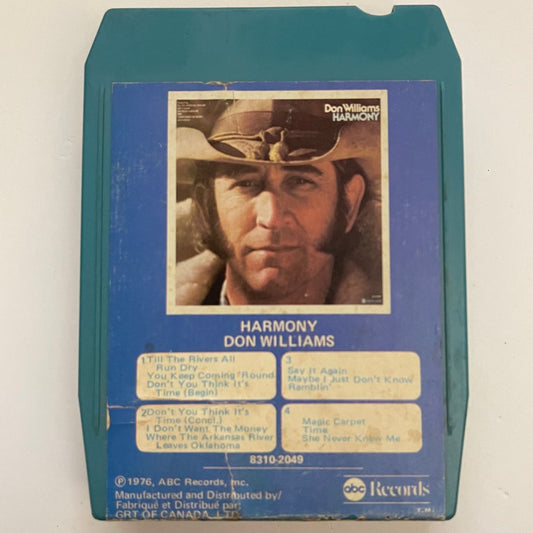 Don Williams ‘Harmony’ 8 Track, 9310-2049 - reJUNKshop