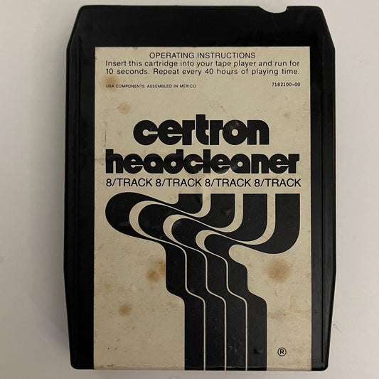 8 Track Cassette Head Cleaner; CERTRON, 7182100-00 - reJUNKshop