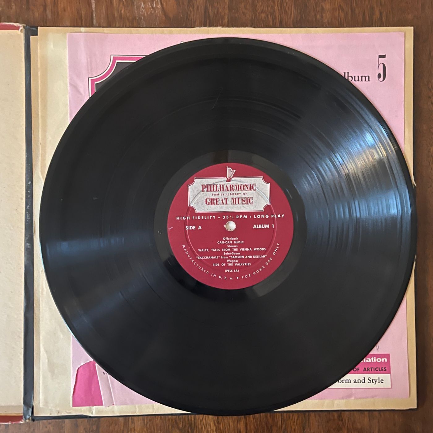 Philharmonic Family Library of Great Music - No.5’ Vinyl, PFLS-5 - reJUNKshop