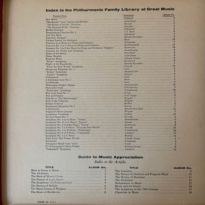 Philharmonic Family Library of Great Music - No.5’ Vinyl, PFLS-5 - reJUNKshop