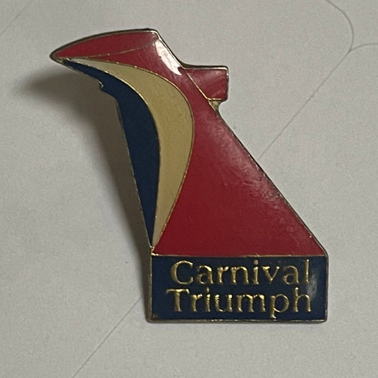 Carnival Cruise Line’s CARNIVAL TRIUMPH Lapel Pin - reJUNKshop