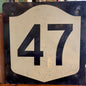 New York Interstate 47 Highway Sign - Iron; 1970s - reJUNKshop