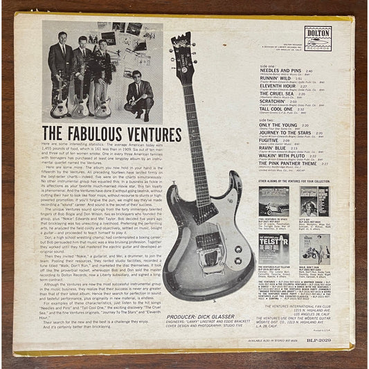 The Ventures 'The Fabulous Ventures' Vinyl, BLP-2029 - reJUNKshop