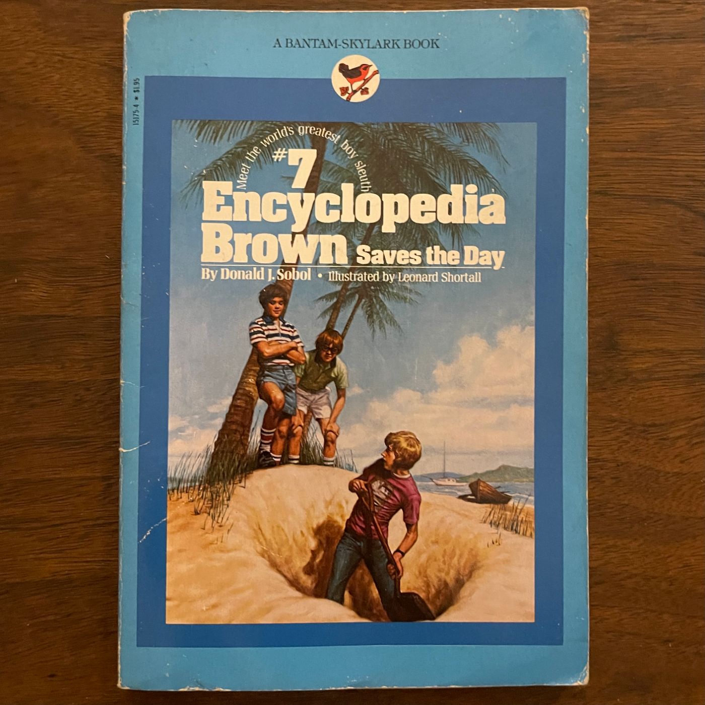 ‘Encyclopedia Brown Saves the Day’ #07, Donald J. Sobol, 1987 - 1E - reJUNKshop