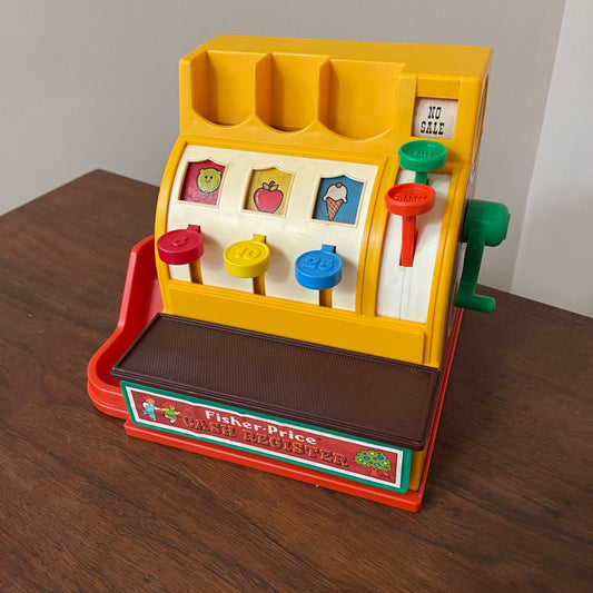 Cash Register Play Set #926, by Fisher Price - reJUNKshop