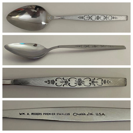 Serving Spoon; Spanada Pattern by Oneida - reJUNKshop