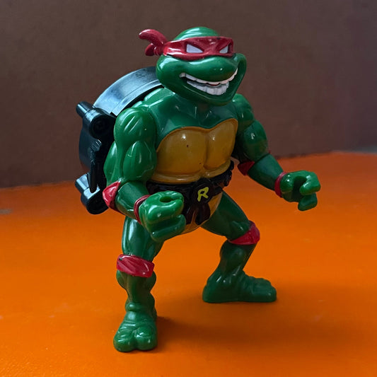 City Sewer Shell Raphael Action Figure, by PlaySkool 1991 - reJUNKshop