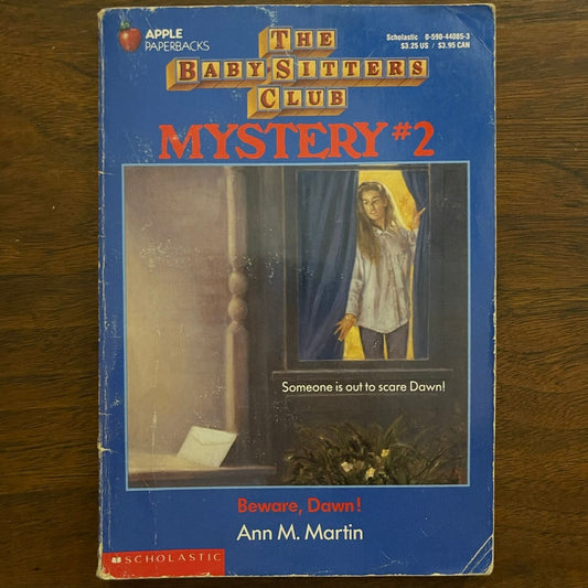 BSC Mystery #2 'Beware, Dawn!'; Ann M. Martin, 1991, 1E1P - reJUNKshop