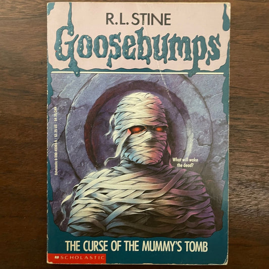 Goosebumps #05 ‘The Curse of the Mummy’s Tomb’; R.L. Stine, 1993 - 1E - reJUNKshop