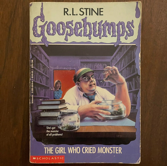 Goosebumps #08 ‘The Girl Who Cried Monster’; R.L. Stine, 1993 - 1E - reJUNKshop