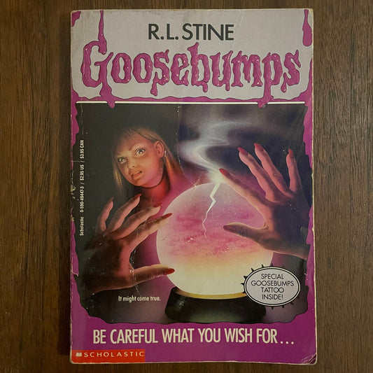 Goosebumps #12 'Be Careful What You Wish For...'; R.L. Stine, 1993 - 1E1P - reJUNKshop