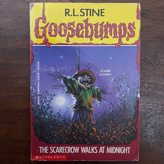 Goosebumps #20 ‘The Scarecrow Walks At Midnight’; R.L. Stine, 1994 - 1E - reJUNKshop