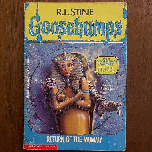 Goosebumps #23 'Return of the Mummy'; R.L. Stine, 1994 - 1E1P - reJUNKshop