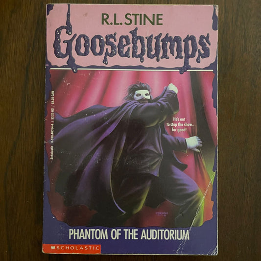 Goosebumps #24 'Phantom of the Auditorium'; R.L. Stine, 1994 - 1E1P - reJUNKshop