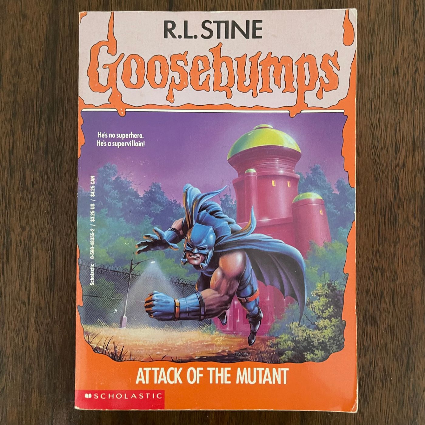 Goosebumps #25 ‘Attack of the Mutant’; R.L. Stine, 1994 - 1E1P - reJUNKshop