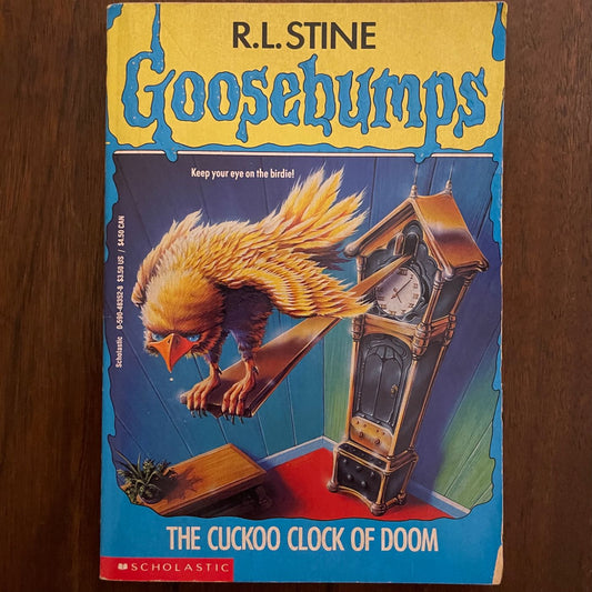 Goosebumps #28 ‘The Cuckoo Clock of Doom’; R.L. Stine, 1995 - 1E1P - reJUNKshop