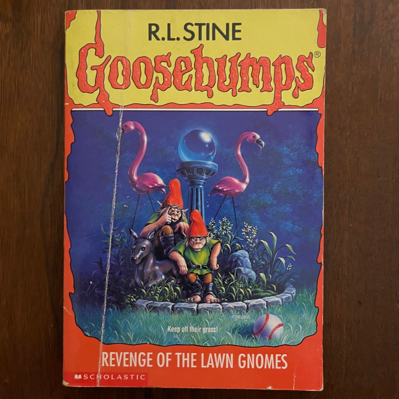 Goosebumps #34 ‘Revenge of the Lawn Gnomes’; R.L. Stine, 1995 - 1E - reJUNKshop