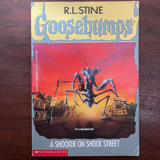 Goosebumps #35 ‘A Shocker on Shock St’; R.L. Stine, 1994 - 1E - reJUNKshop